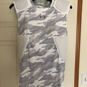 Under armor football padded compression shirt